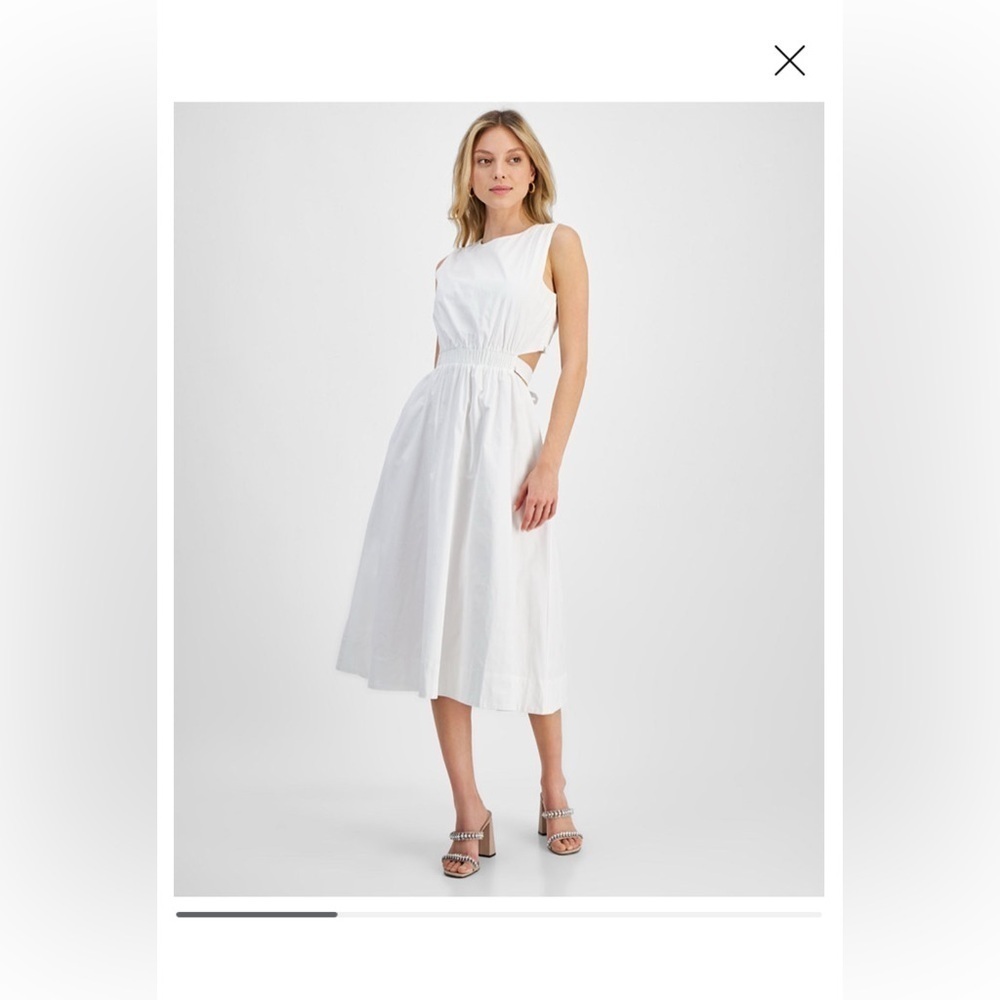 RACHEL Rachel Roy
Women's Mila Scoop-Neck Midi Cutout Dress